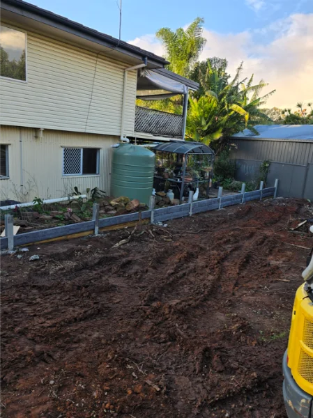 Landscaping preparation in North Lakes